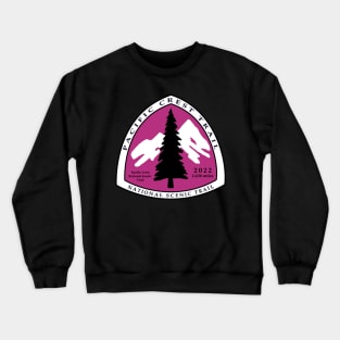 Pacific Crest Trail Thru hiker class of 2022 badge Crewneck Sweatshirt